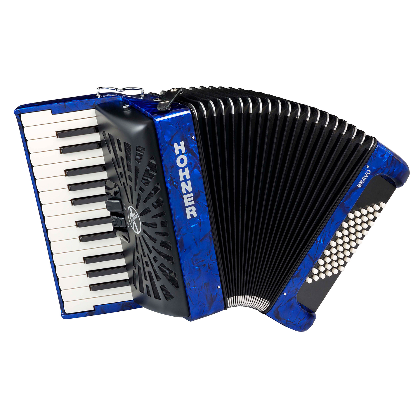 Acordeón Hohner Bravo II 48 A16542 Deep Blue