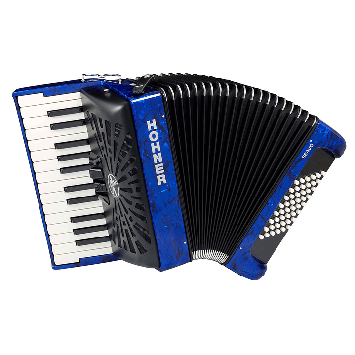 Acordeón Hohner Bravo II 48 A16542 Deep Blue