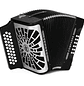 Acordeón Diatónico Hohner Compadre FBbEb A48421 Black - Miniatura 1