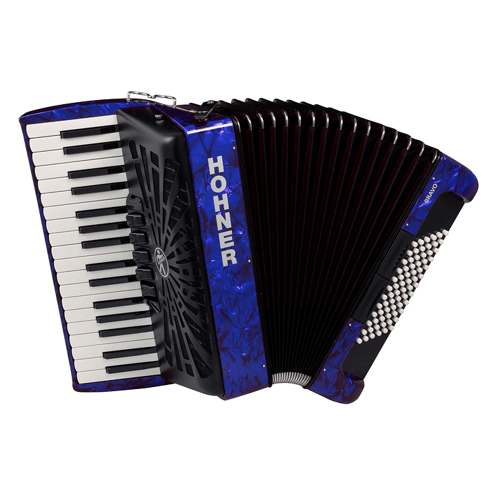 Acordeón Hohner Bravo III 72 A16642 Deep Blue