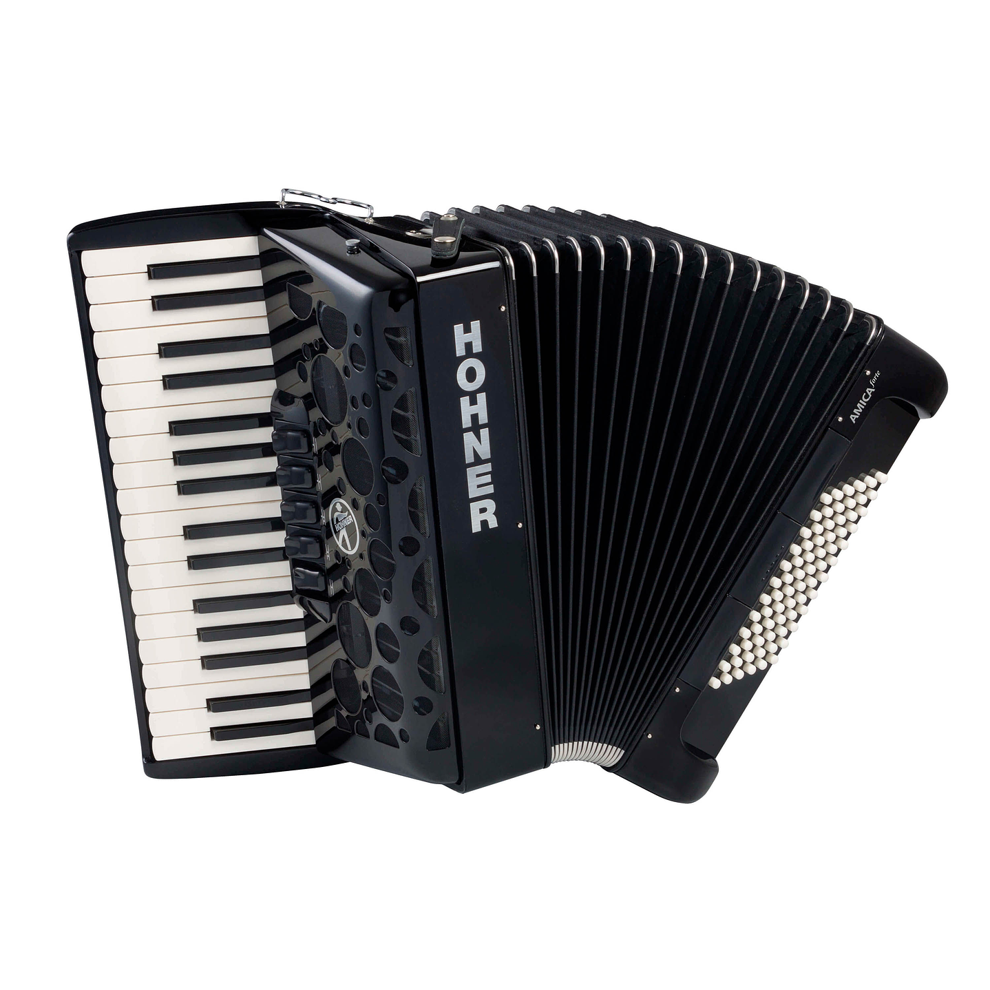 Acordeón Hohner Amica Forte III 72 Black 1