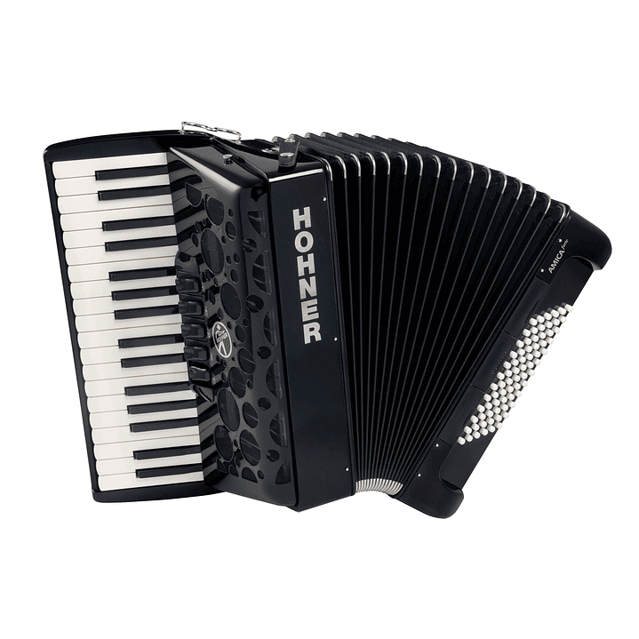Acordeón Hohner Amica Forte III 72 Black 1