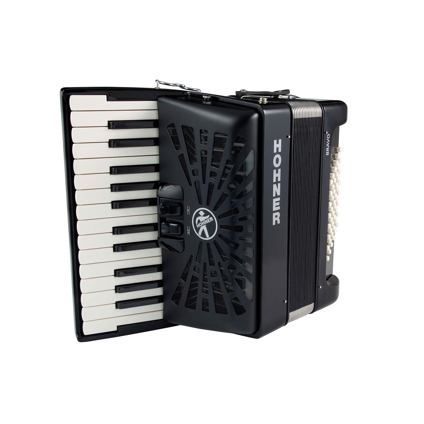 Acordeón Hohner Bravo II 48 A16522 Black 2