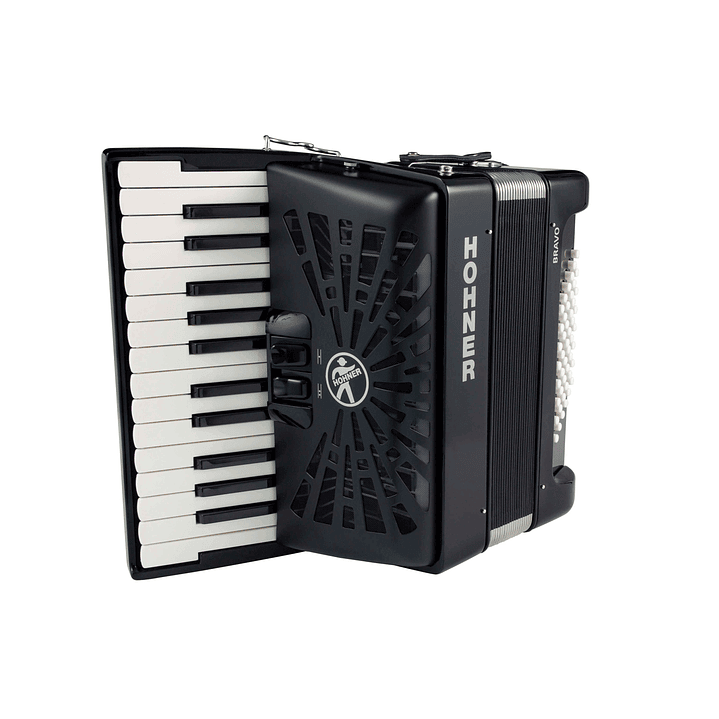 Acordeón Hohner Bravo II 48 A16522 Black 2