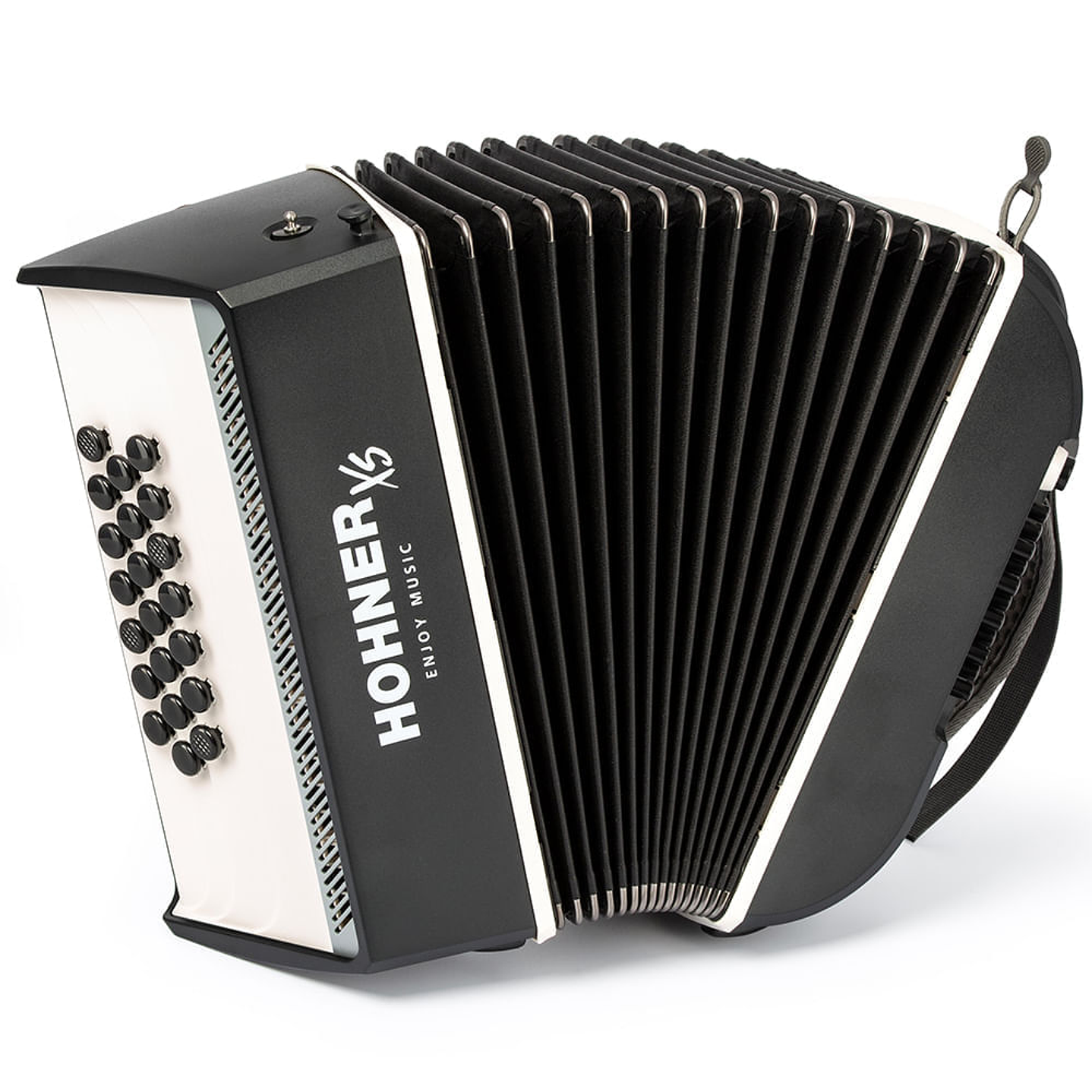 Acordeón Cromático Hohner XS Button A2931 Dark Grey 1