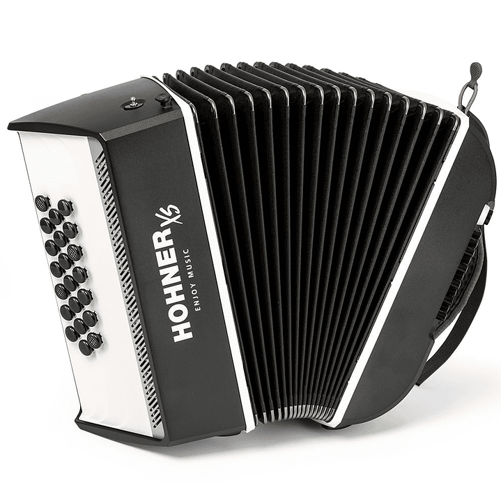 Acordeón Cromático Hohner XS Button A2931 Dark Grey 1