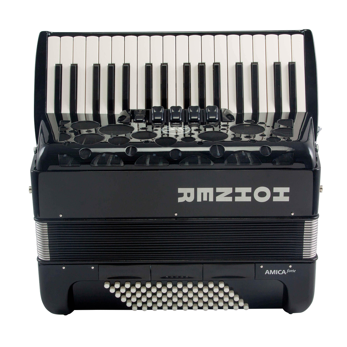 Acordeón Hohner Amica Forte III 72 Black 2