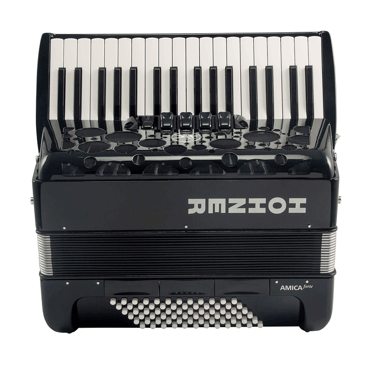 Acordeón Hohner Amica Forte III 72 Black 2