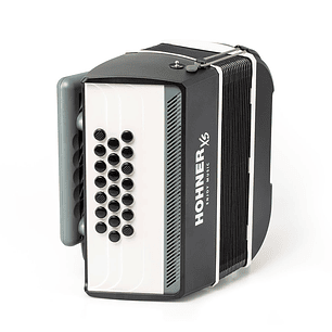 Acordeón Cromático Hohner XS Button A2931 Dark Grey