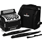 Acordeón Diatónico Hohner Compadre FBbEb A48421 Black - Miniatura 6