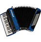 Acordeon Hohner A16742 Bravo III 96 Blue - Miniatura 2