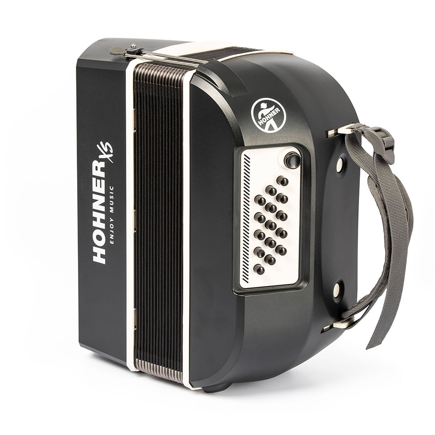 Acordeón Cromático Hohner XS Button A2931 Dark Grey 4