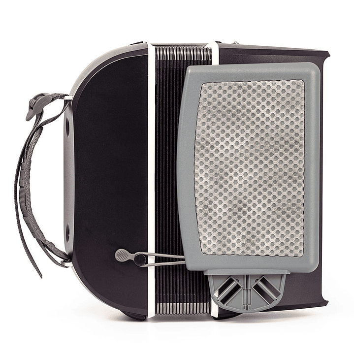 Acordeón Cromático Hohner XS Button A2931 Dark Grey 5