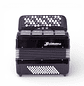 Acordeón Scimone 3072 72 bajos Black con Funda - Miniatura 1