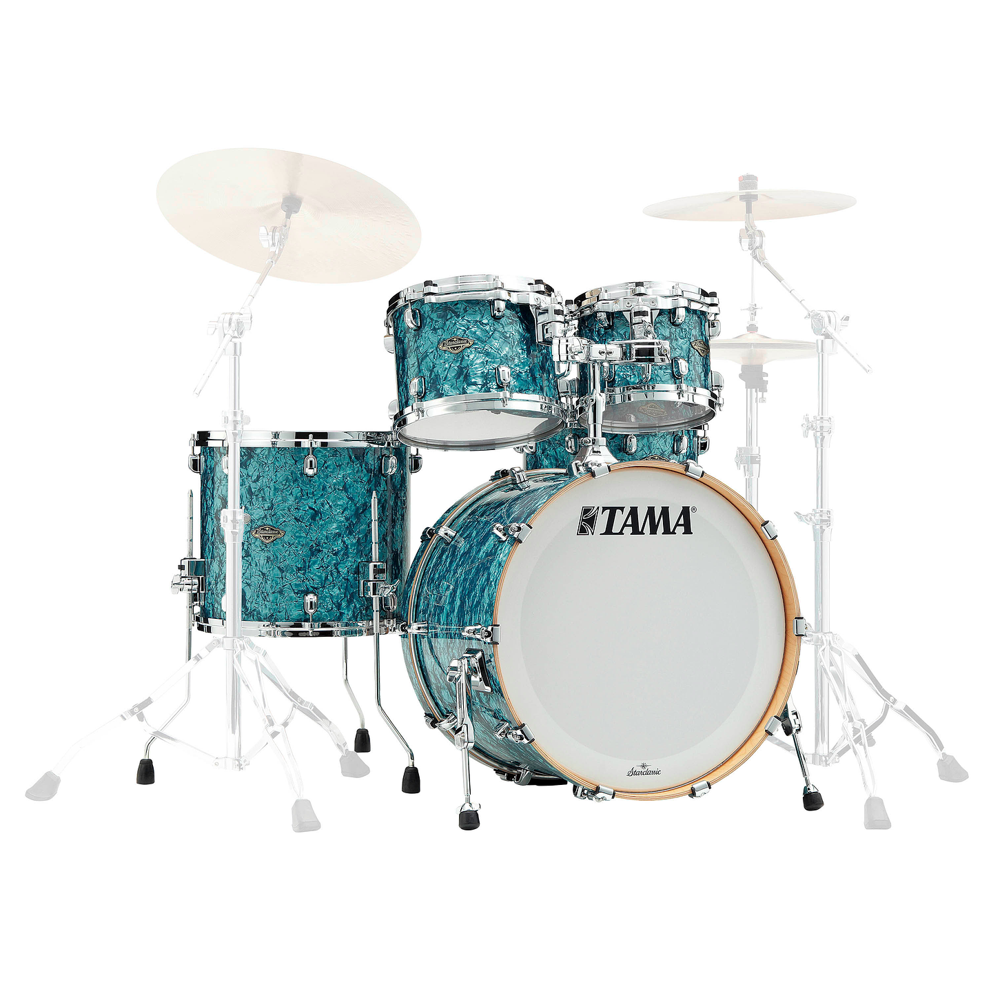 Batería Tama Starclassic Walnut Birch Turquoise Pearl WBR42S TQP 1