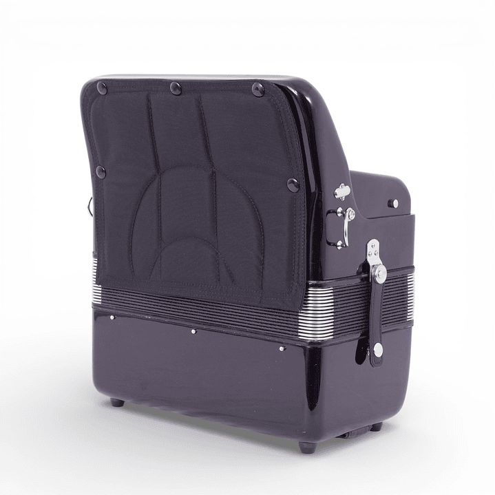 Acordeón Scimone 3072 72 bajos Black con Funda 3