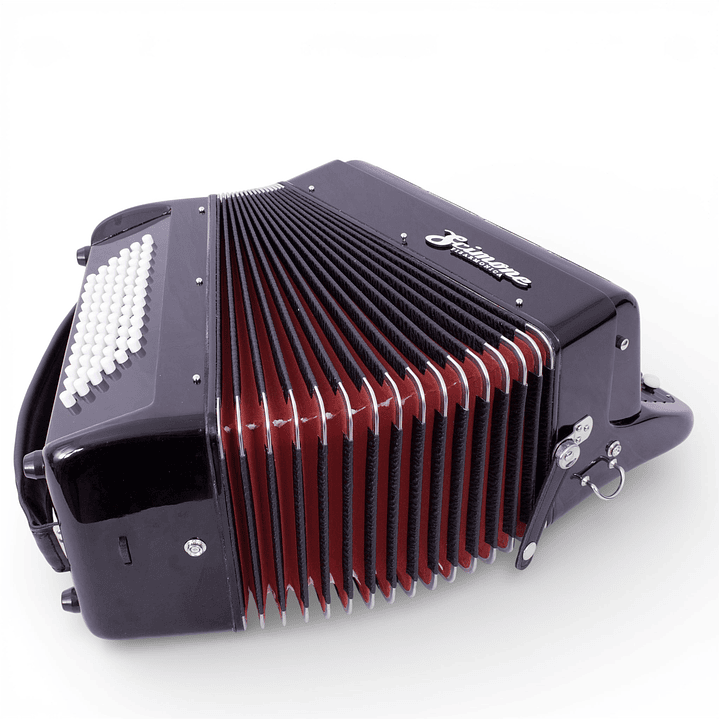 Acordeón Scimone 3072 72 bajos Black con Funda 5