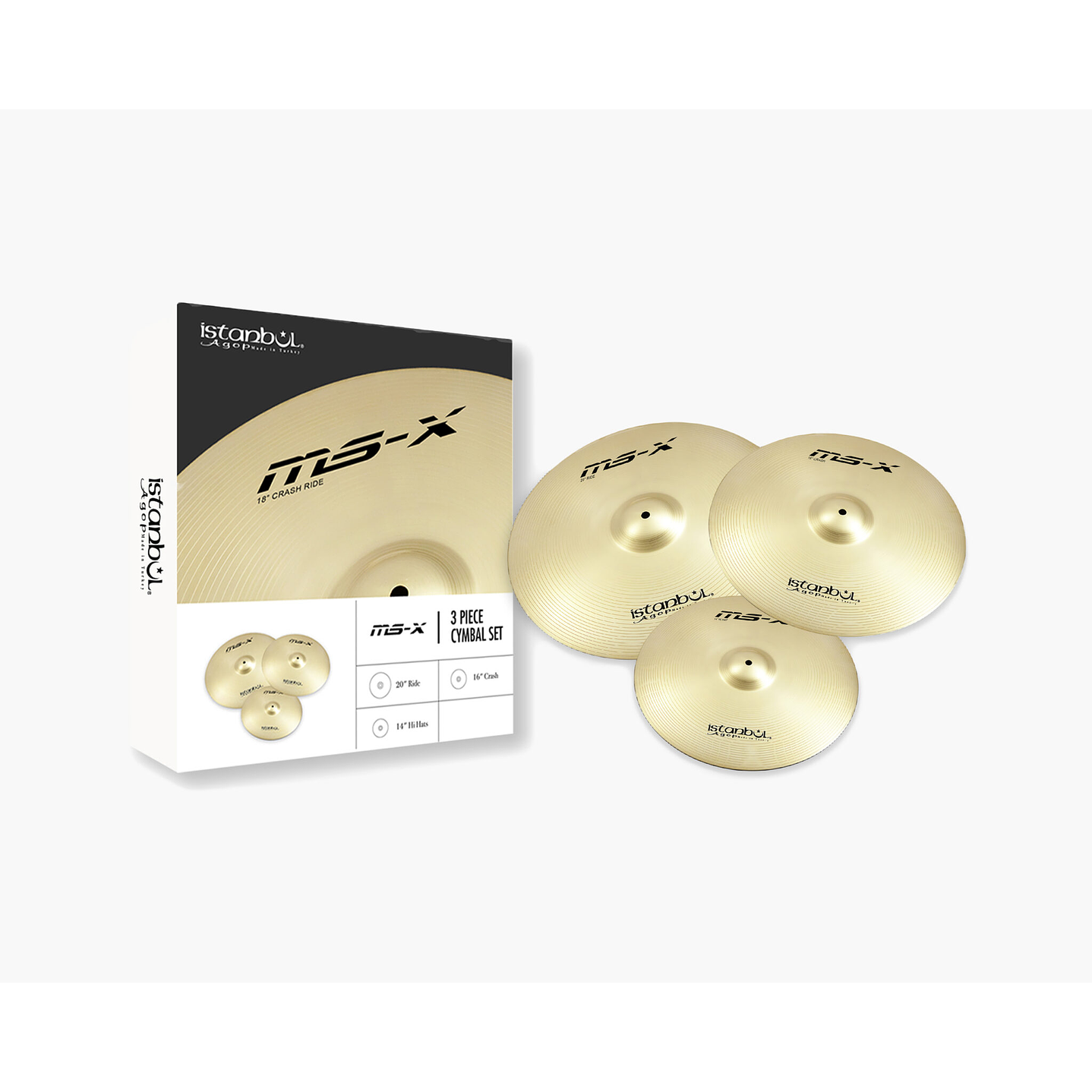 Set Platillos Istanbul Agop MS-X Hi-Hats 14
