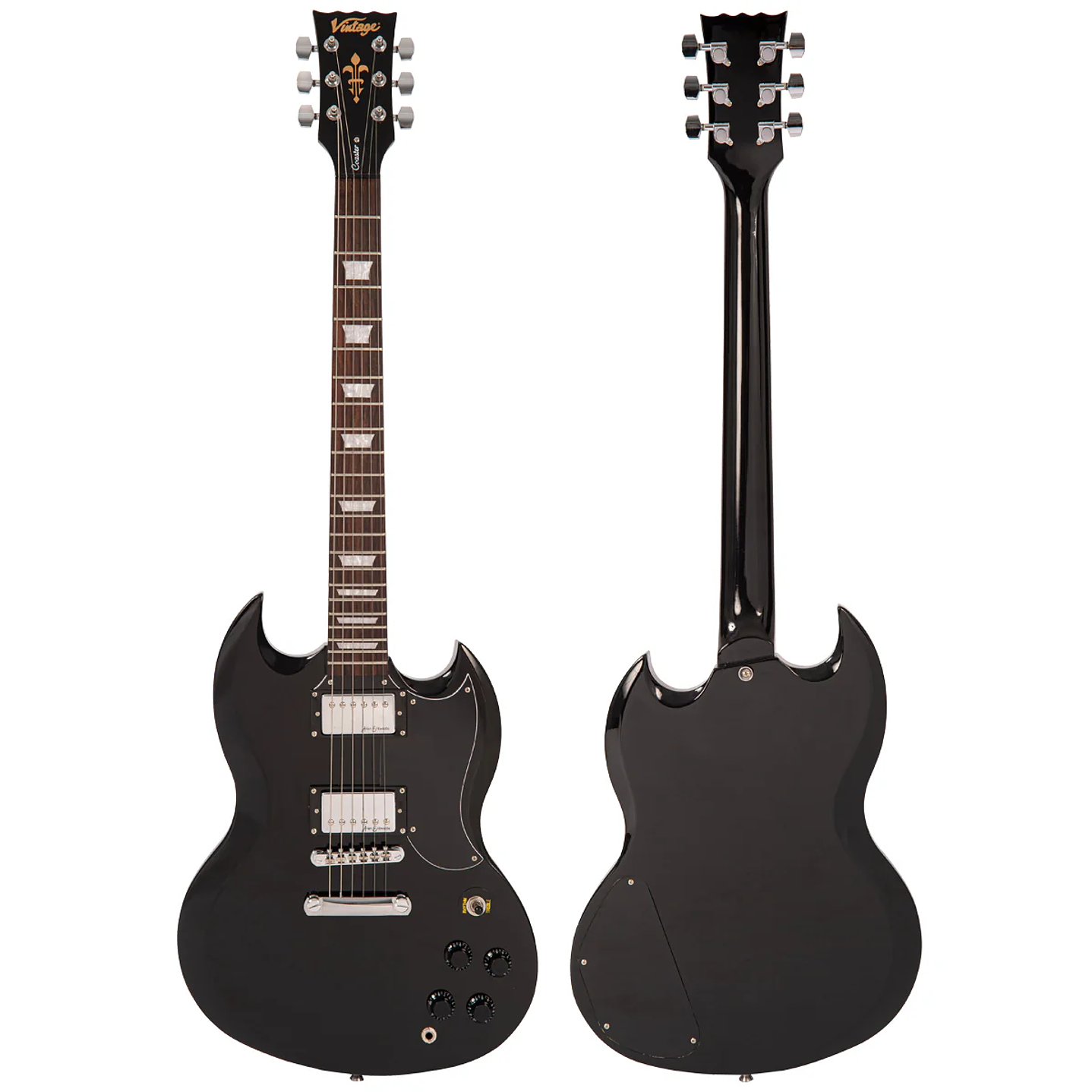 Guitarra Electrica SG Vintage V69 Coaster Gloss Black 3