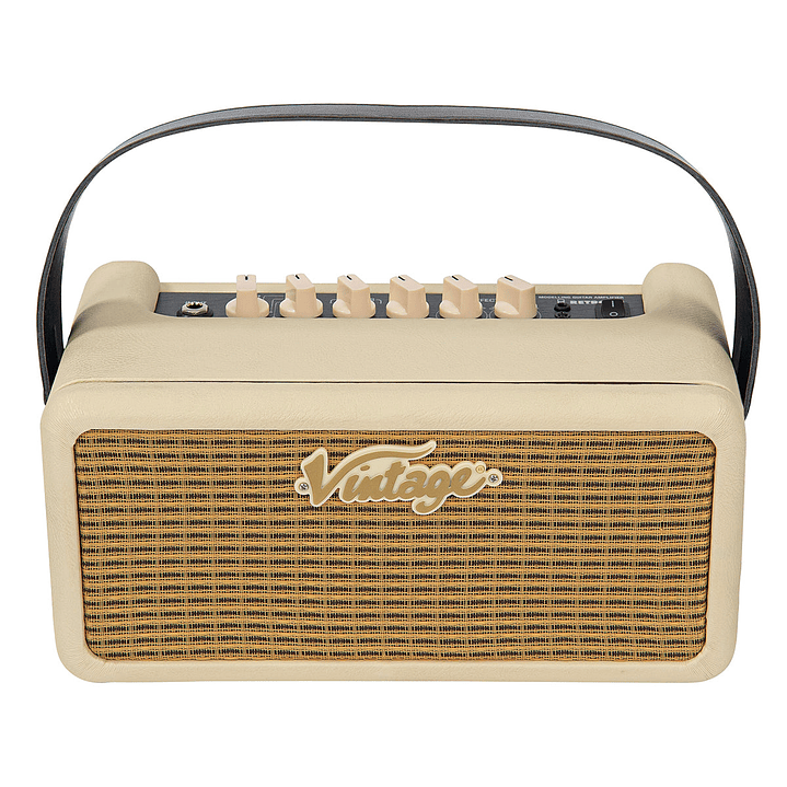 Amplificador Guitarra Eléctrica Vintage Retro 15W DSP Vintage White VMA15VW 1