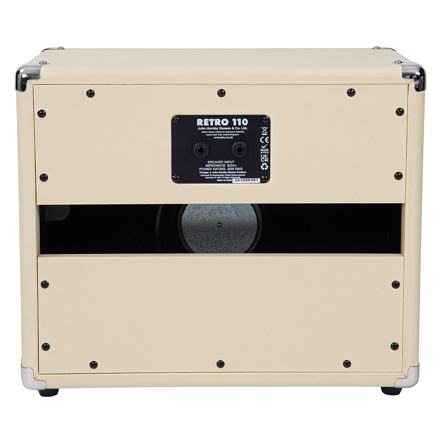 Gabinete Guitarra Eléctrica Vintage 1x10 Vintage White VMC10VW 3