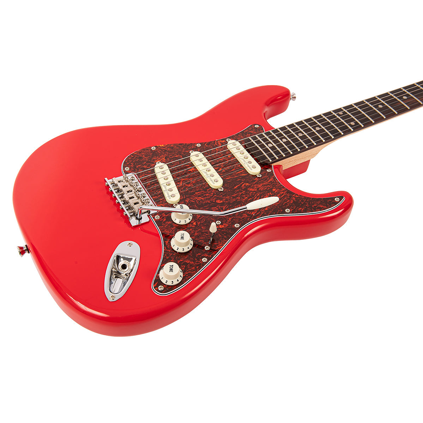 Guitarra Eléctrica Vintage V60 Maple Coaster Series Gloss Red V60MRD 6