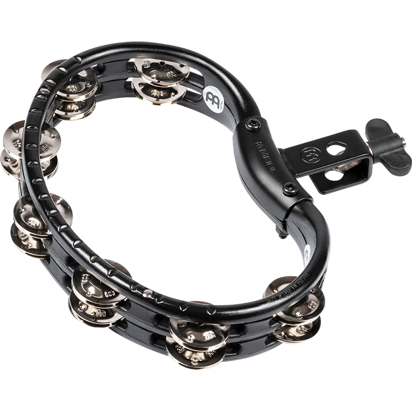 Pandero Montable Meinl ABS Tambourine Black TMT2BK 1