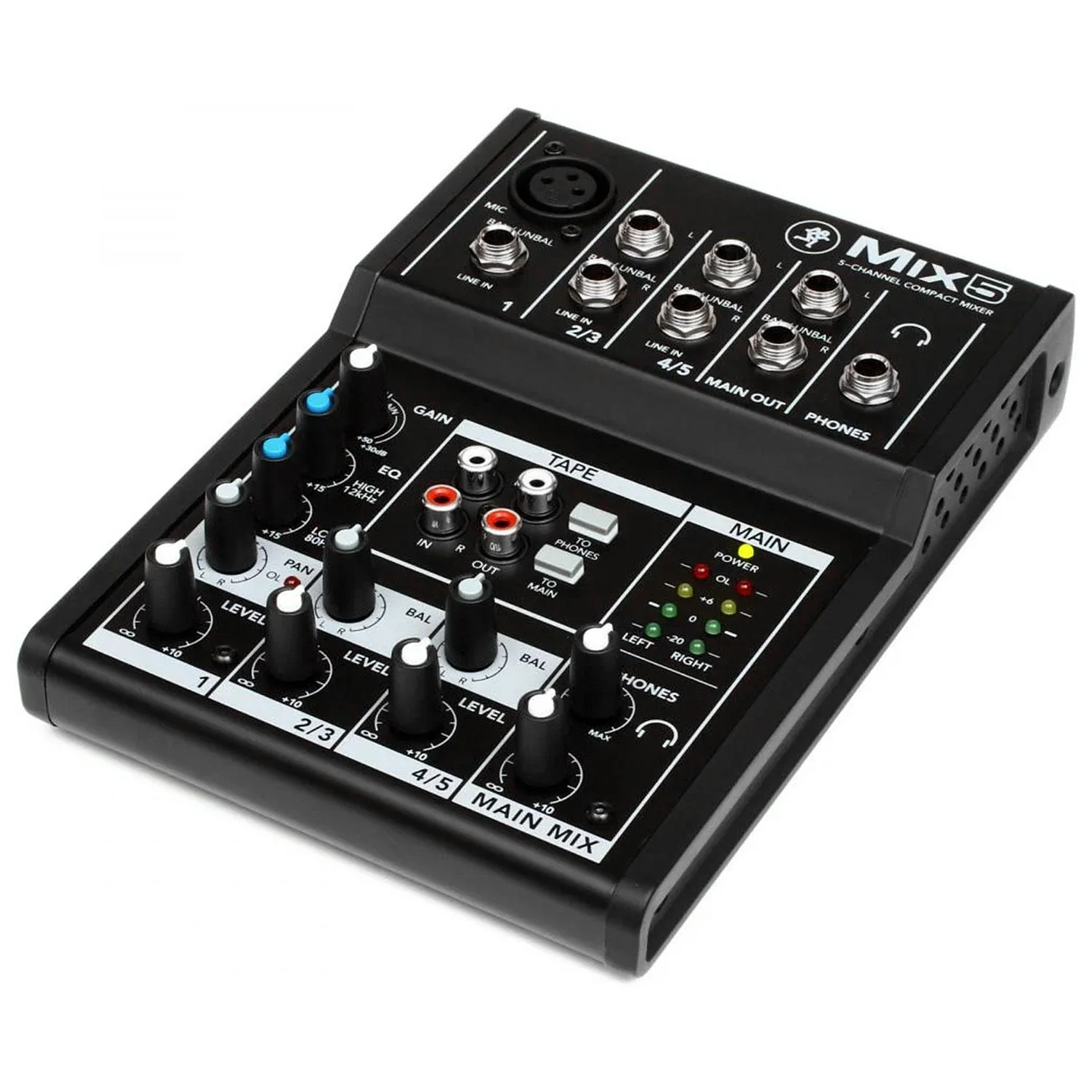 Mezclador 5 Canales Mackie Mix5 3