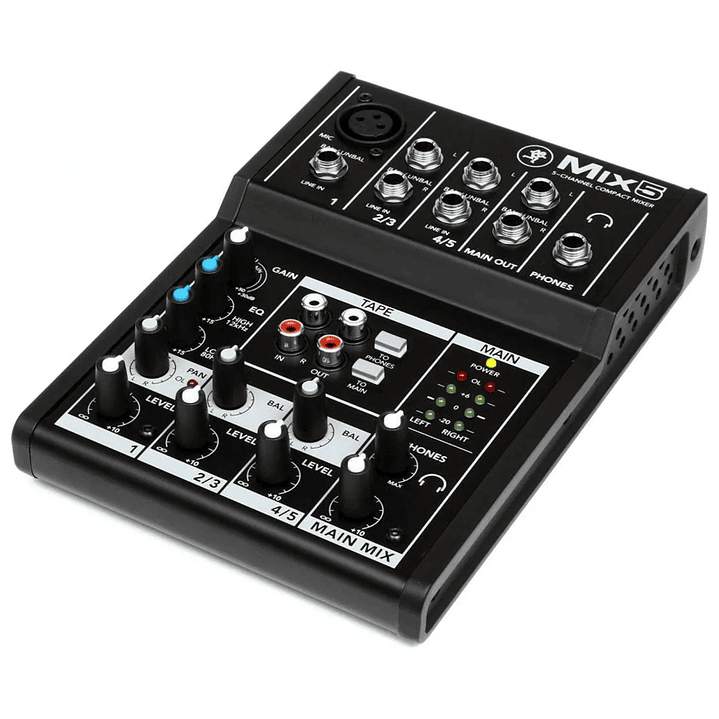 Mezclador 5 Canales Mackie Mix5 3
