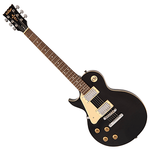 Guitarra Eléctrica para Zurdo Vintage V10 Coaster Boulevard Black LH-V10BLK