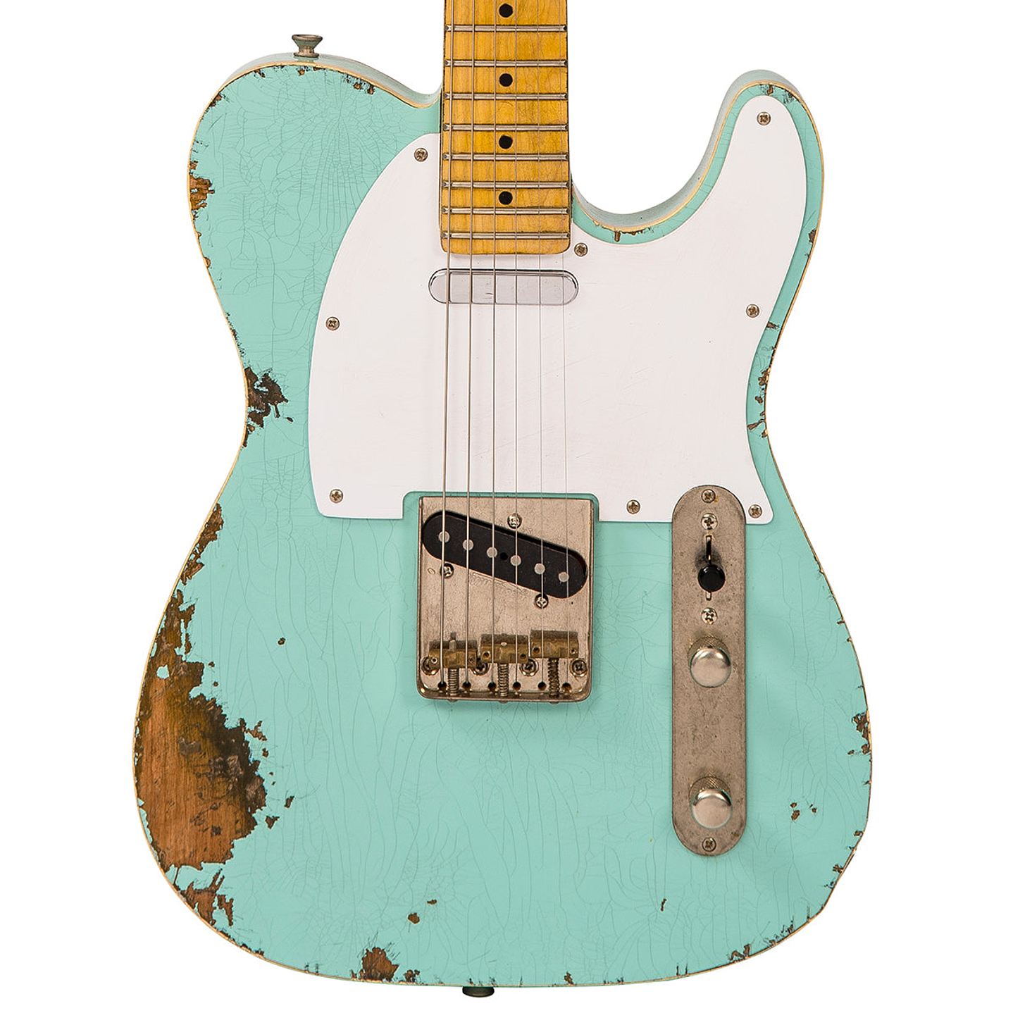 Guitarra Eléctrica Vintage v59 Proshop Tobacco Burst Blue V59PU3097 3