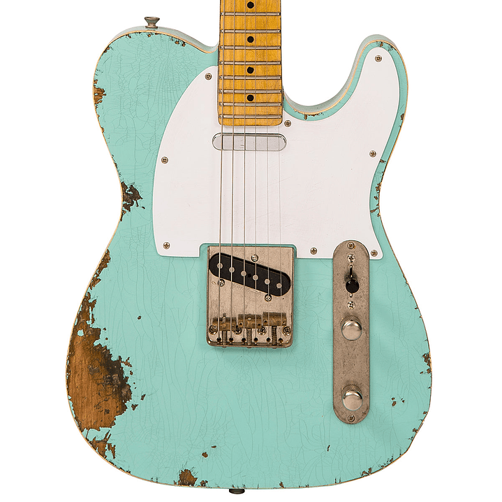 Guitarra Eléctrica Vintage v59 Proshop Tobacco Burst Blue V59PU3097 3