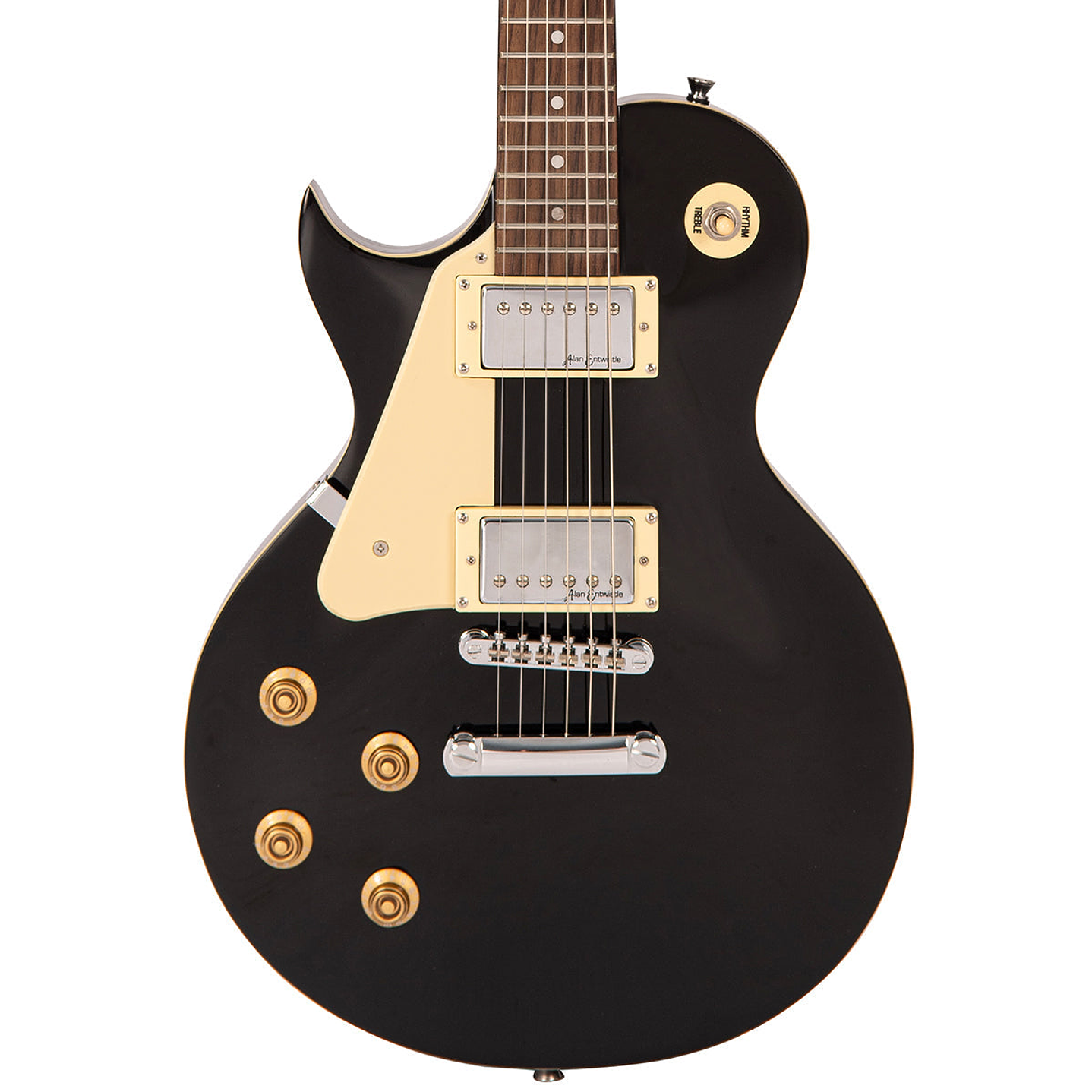 Guitarra Eléctrica para Zurdo Vintage V10 Coaster Boulevard Black LH-V10BLK 4