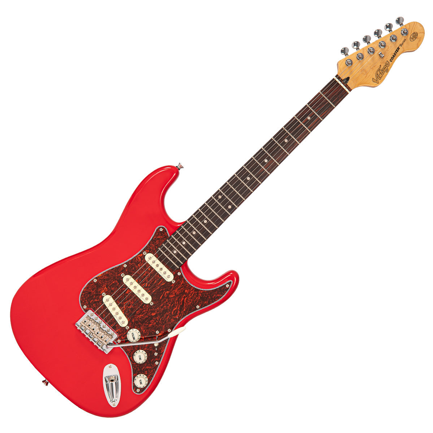 Guitarra Eléctrica Vintage V60 Coaster Gloss Red V60RD 3