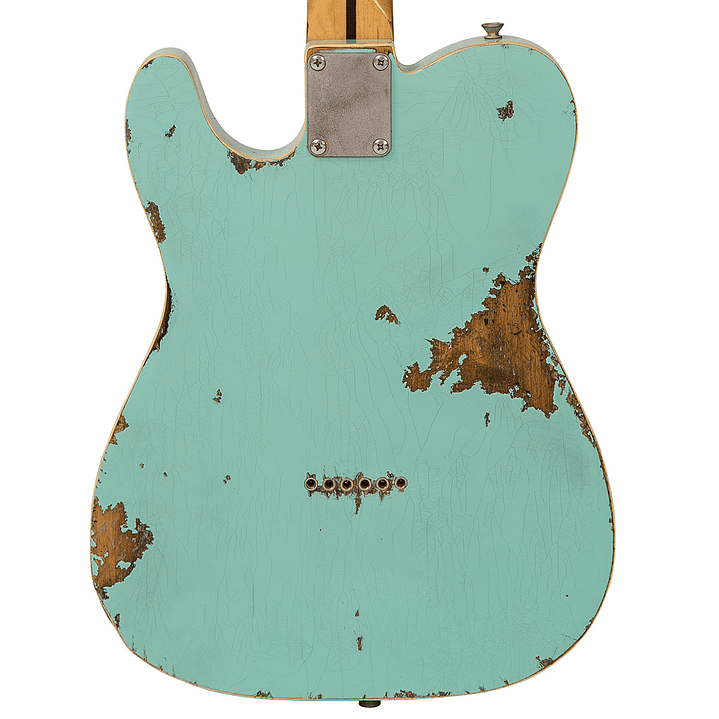 Guitarra Eléctrica Vintage v59 Proshop Tobacco Burst Blue V59PU3097 4