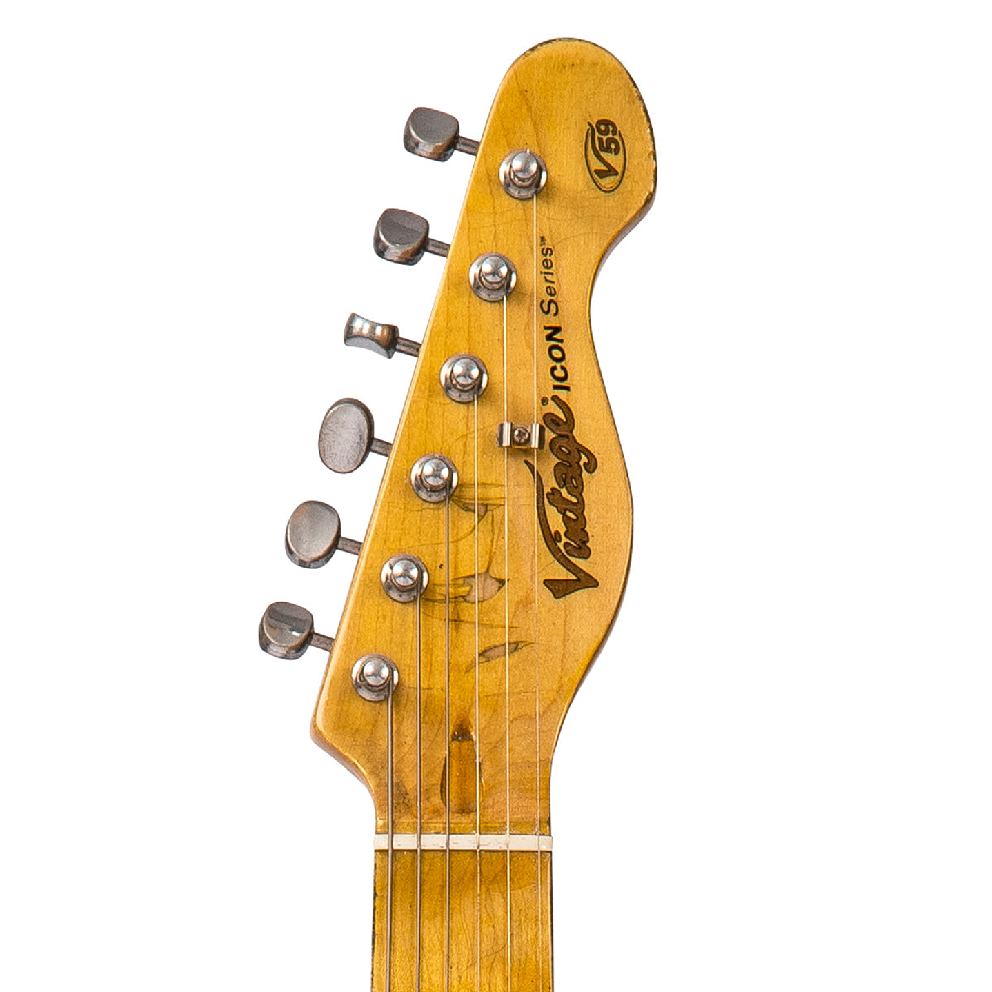 Guitarra Eléctrica Vintage v59 Proshop Tobacco Burst Blue V59PU3097 5