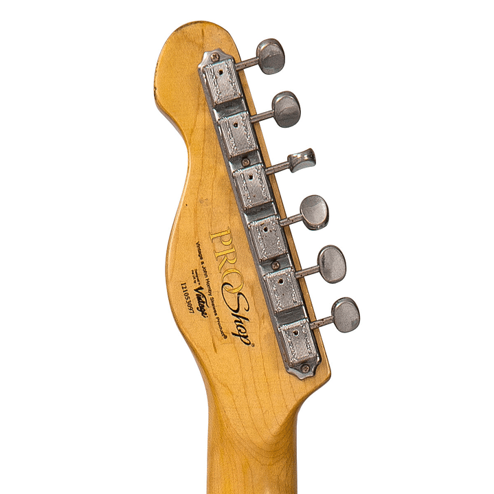 Guitarra Eléctrica Vintage v59 Proshop Tobacco Burst Blue V59PU3097 6