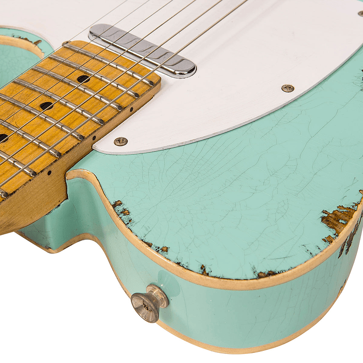 Guitarra Eléctrica Vintage v59 Proshop Tobacco Burst Blue V59PU3097 7