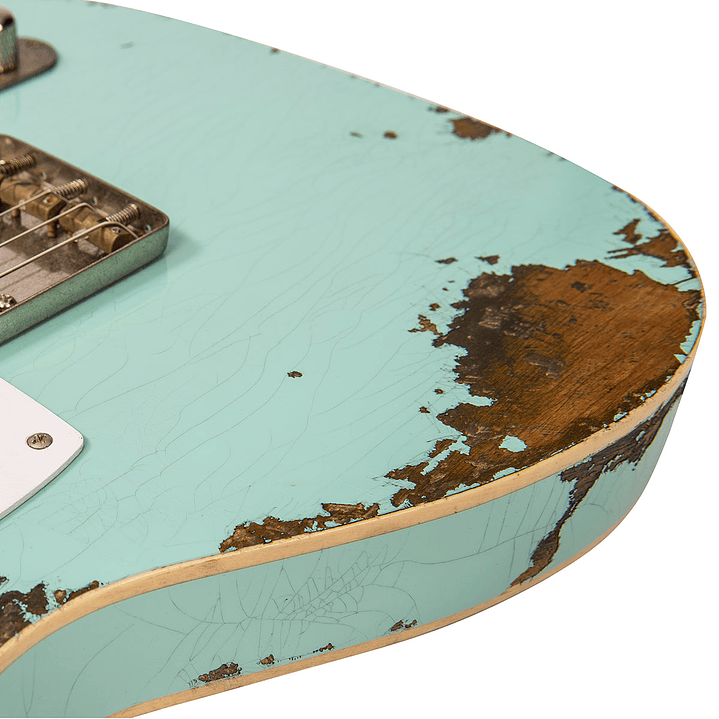 Guitarra Eléctrica Vintage v59 Proshop Tobacco Burst Blue V59PU3097 9