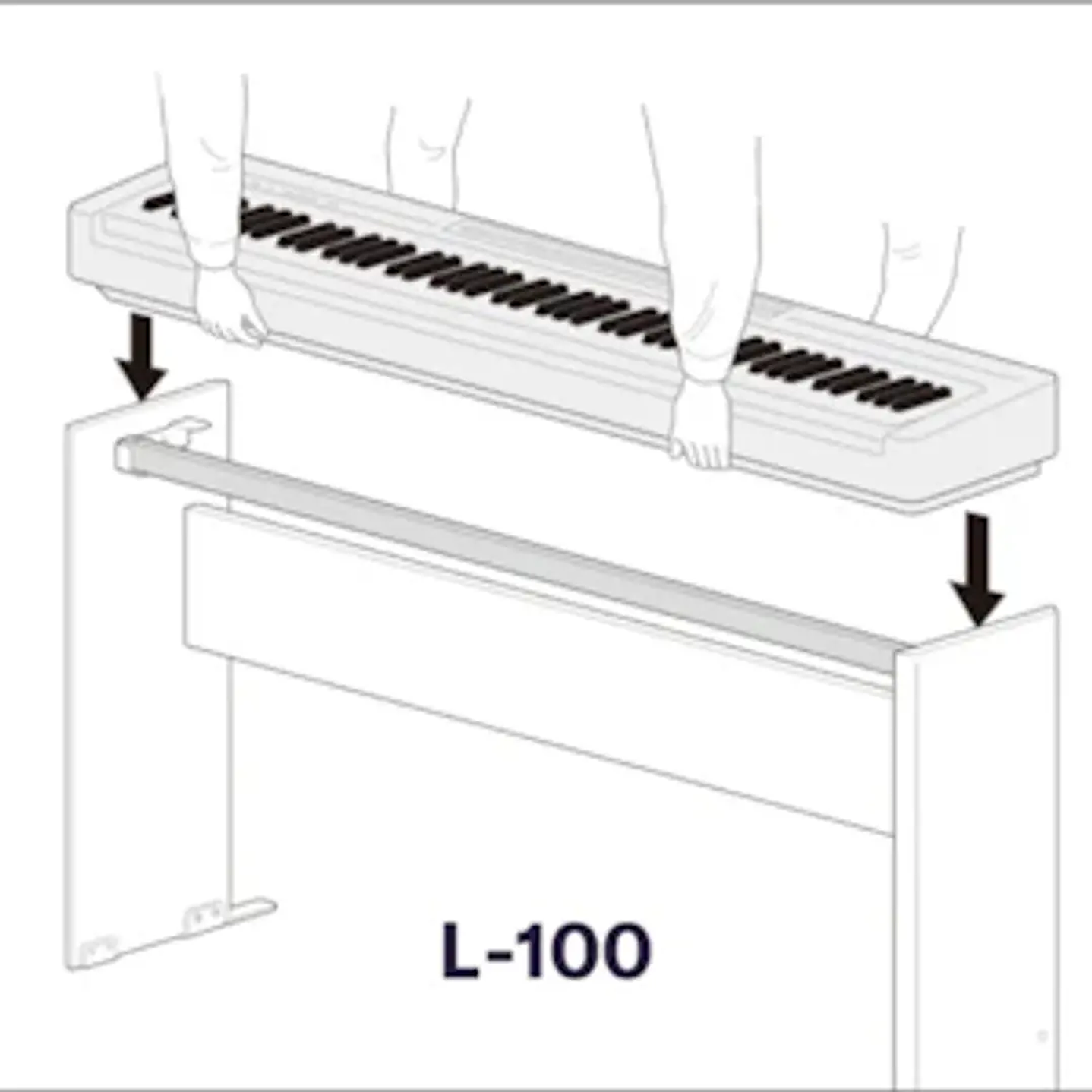 Soporte para Pianos Yamaha L-100B 4