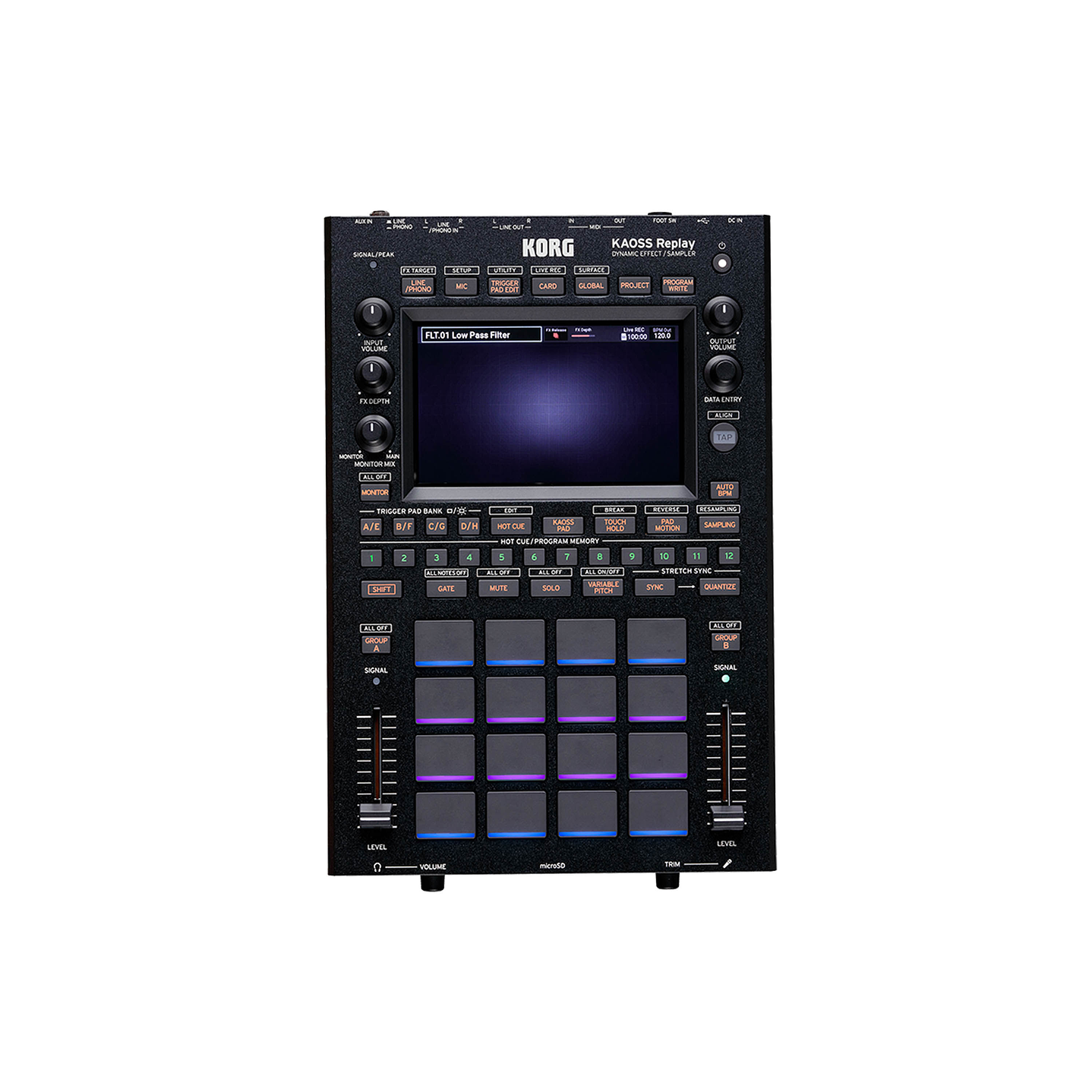 Sampler Korg Kaoss Replay con efectos dinámicos 1