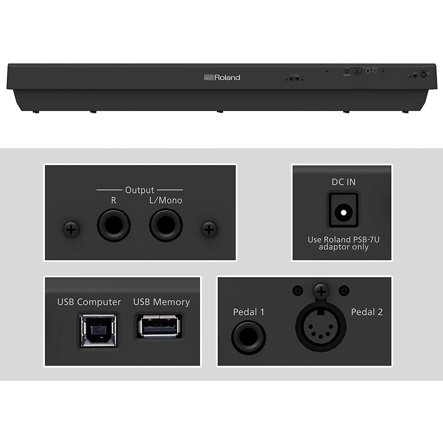 Piano Digital Roland FP-30X - Negro 3