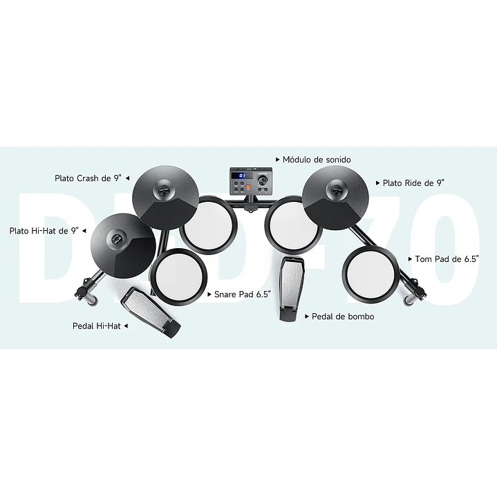 Batería Electrónica Donner DED-70 EC7169 3