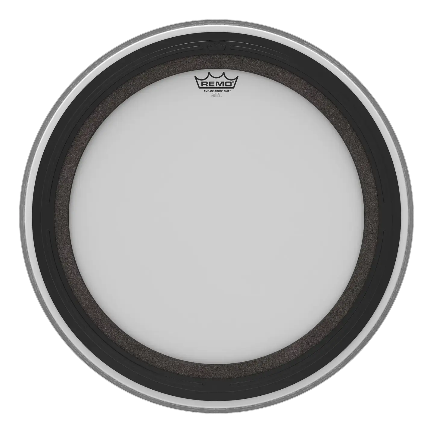 Parche Remo Ambassador SMT blanco rugoso 22