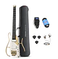 Pack Guitarra Eléctrica Donner Hush x Pro White-Luxe EC7450 - Miniatura 1