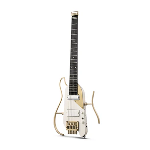 Pack Guitarra Eléctrica Donner Hush x Pro White-Luxe EC7450