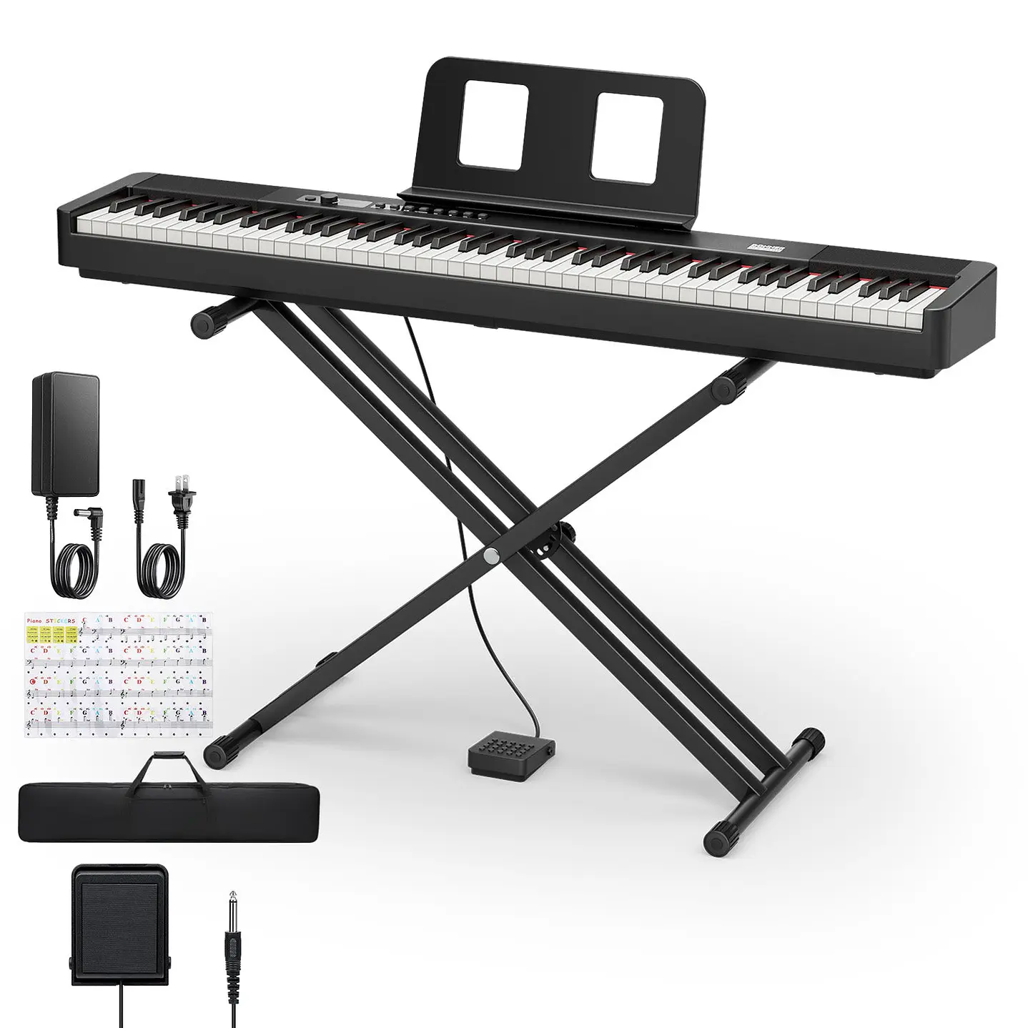 Kit Piano Digital de 88 Teclas Donner DEP-20 Lite EC6870 2