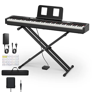Kit Piano Digital de 88 Teclas Donner DEP-20 Lite EC6870