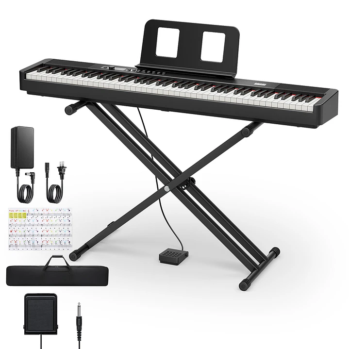 Kit Piano Digital de 88 Teclas Donner DEP-20 Lite EC6870 2