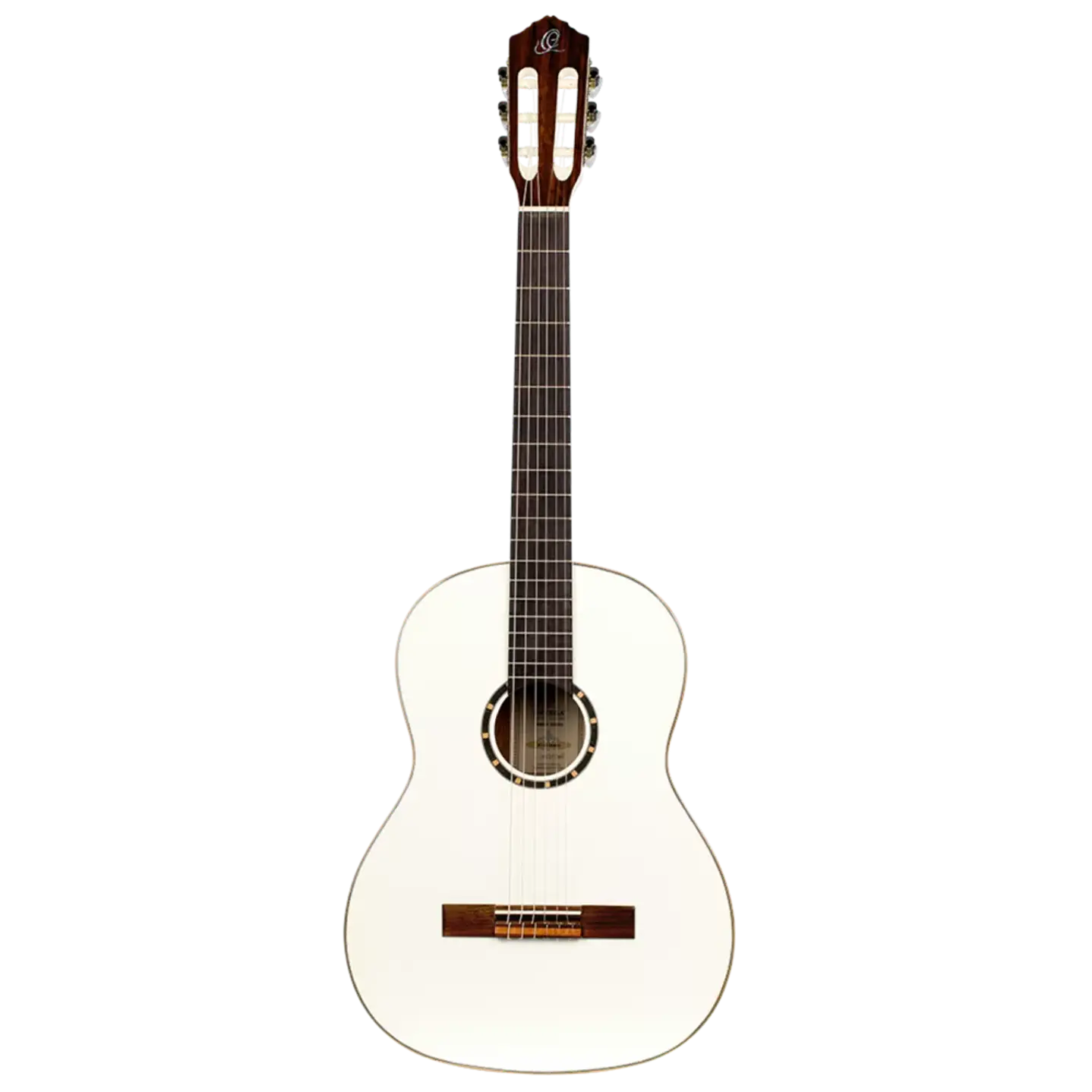 Guitarra Clásica Nylon Ortega Family Series R121SNWH 4/4 White con Funda Deluxe 2